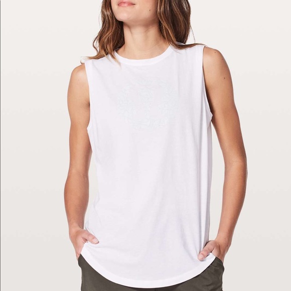 lululemon athletica Tops - Lululemon Brunswick Tank— White